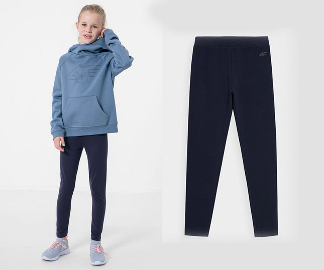 

4F Legginsy Dziewczęce Getry Bawełna JLEG001 158
