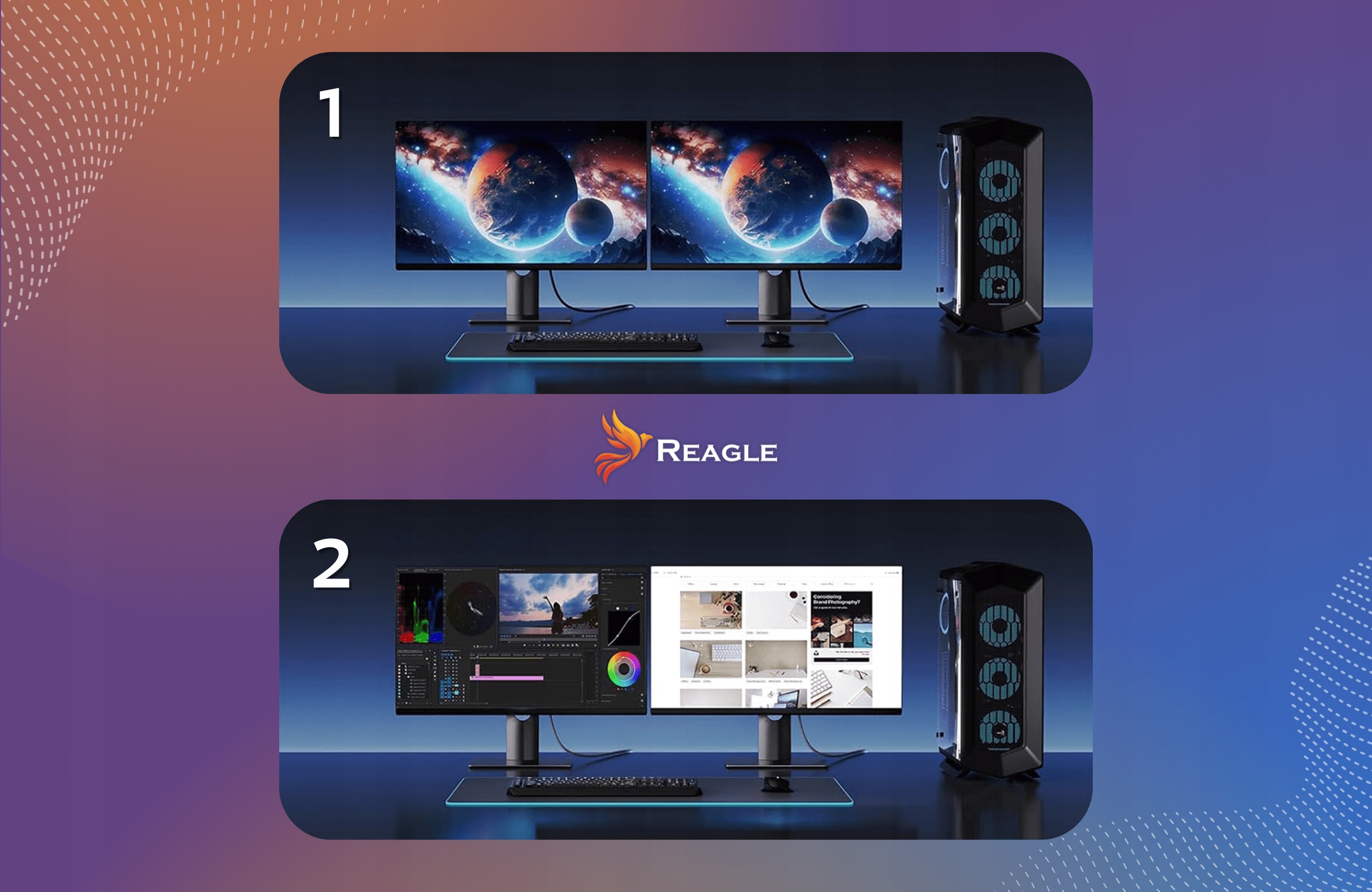 KABEL DISPLAYPORT NA HDMI DP DISPLAY PORT 4K 2K DO HDR ADAPTER PRZEWÓD 2M Marka Reagle