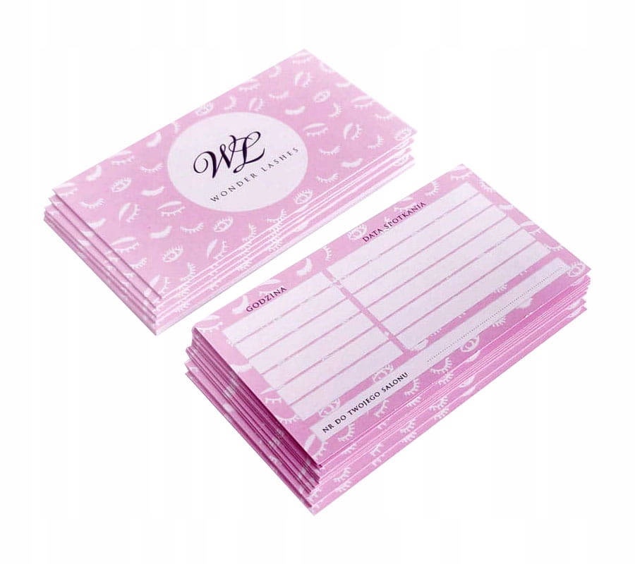 

Karnet Wizyt Wonder Lashes 50 sztuk