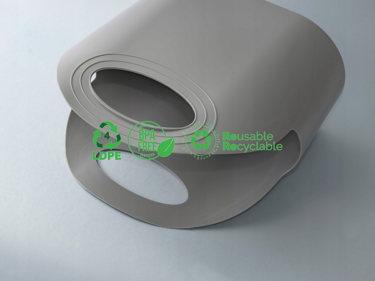 Koszyk torebka sklepowa MINI Flexibag 4,5L szara Płeć uniseks