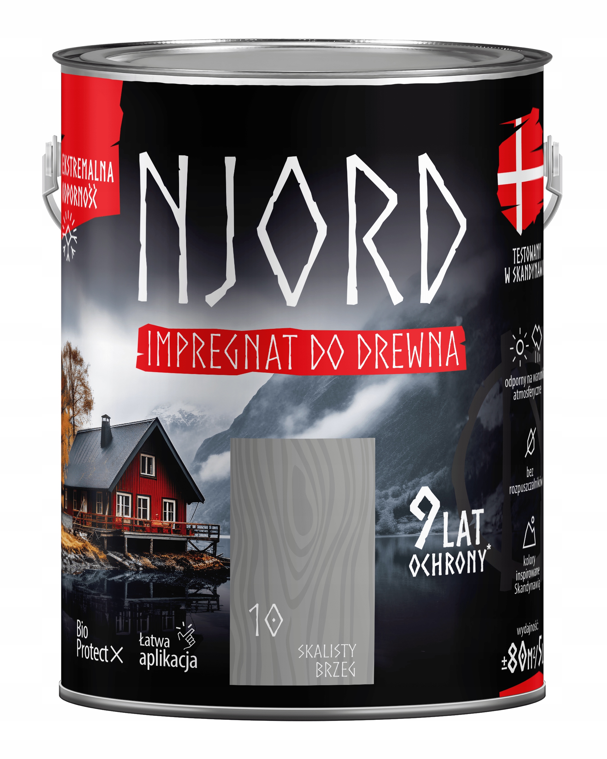Njord Impregnat Do Drewna 5L Skalisty Brzeg