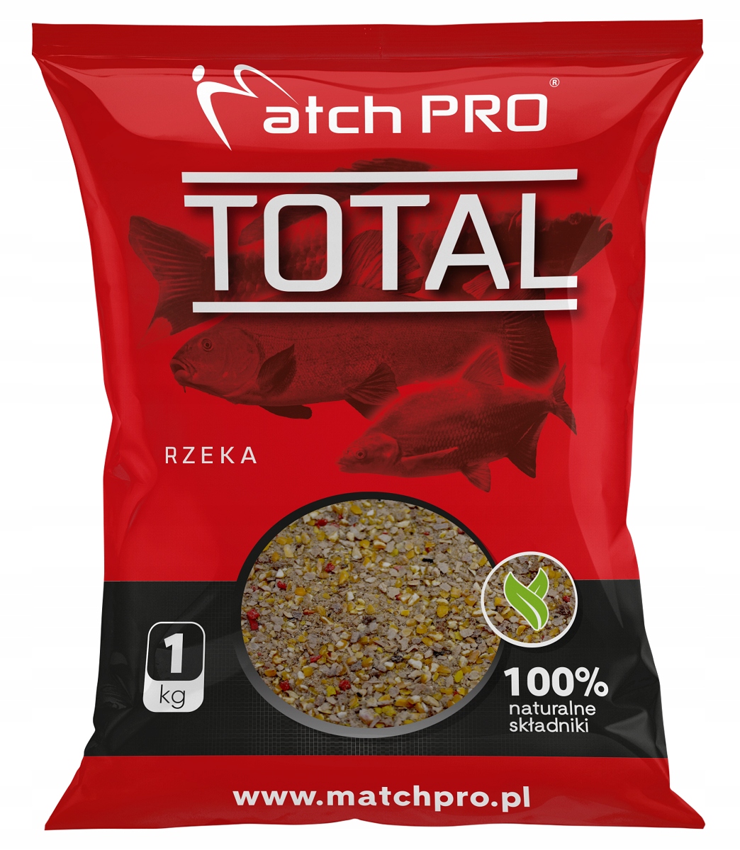 Zanęta Match Pro metoda spławikowa i gruntowa 1 kg TOTAL1 Kg Feeder Rzeka