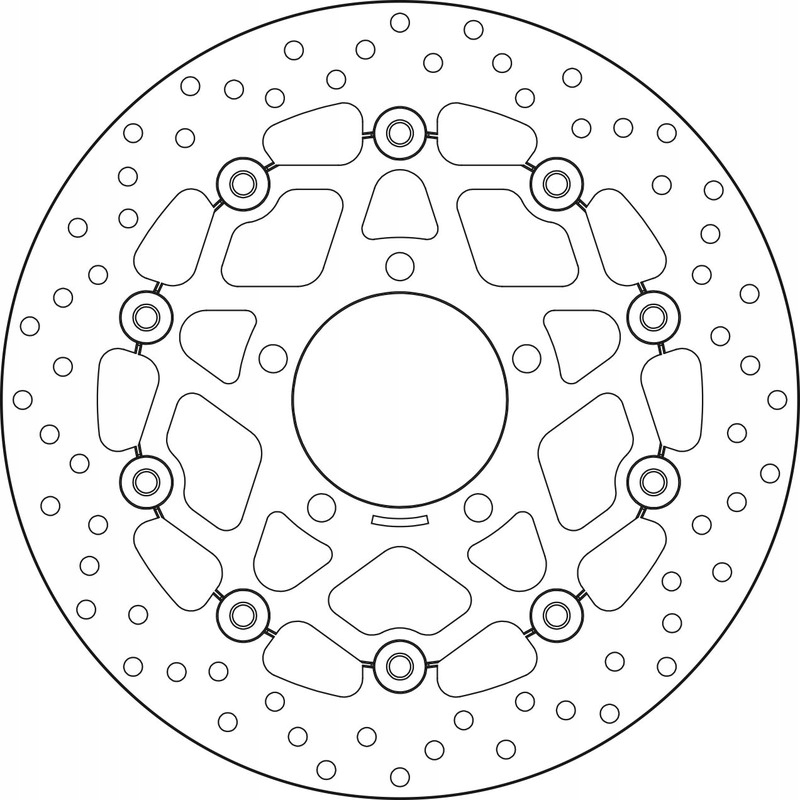 Brzdový Kotúč Brembo Kawasaki ER-6F ER-6N KLE650 Z750 ZX-10R 78B40840
