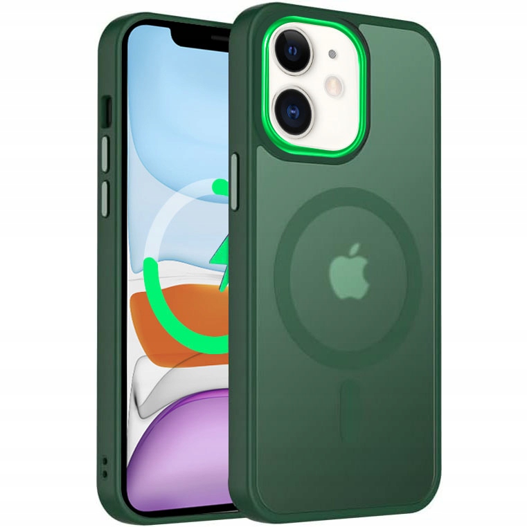 ETUI MATOWE MAGMAT do APPLE IPHONE 11 +SZKŁO Kod producenta Case Gumowe Pancerne Obudowa Na Plecki MOCNE