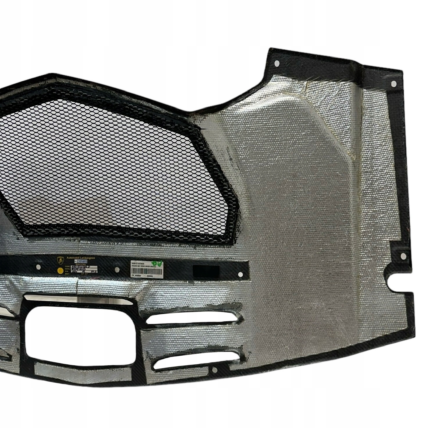LAMBORGHINI AVENTADOR CARBON motor cover 470103786D