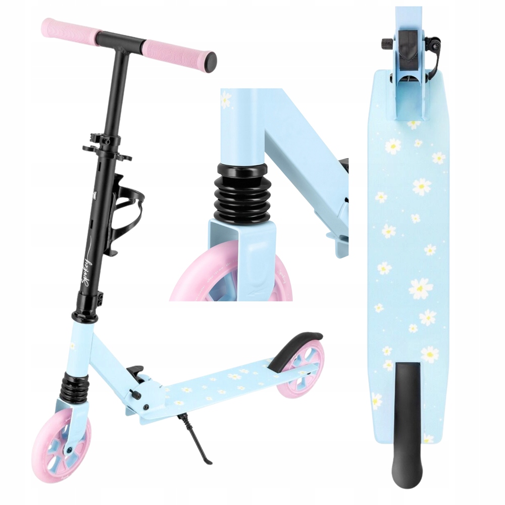 Hulajnoga Miejska Składana Regulowana Dla Dzieci Koła 145 mm ABEC-7
