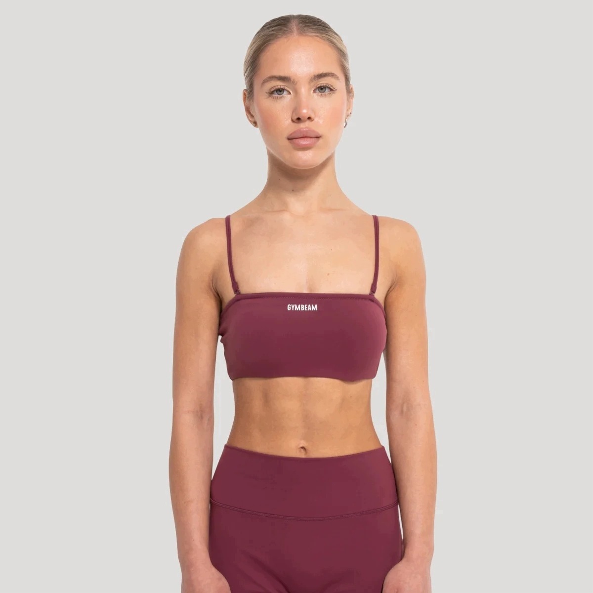 GymBeam Damski top sportowy Flow Wine L