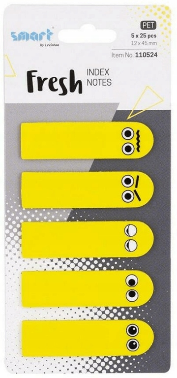 

Zakładki indeksujące Smart Buźki, 12x45mm, 5x25k.