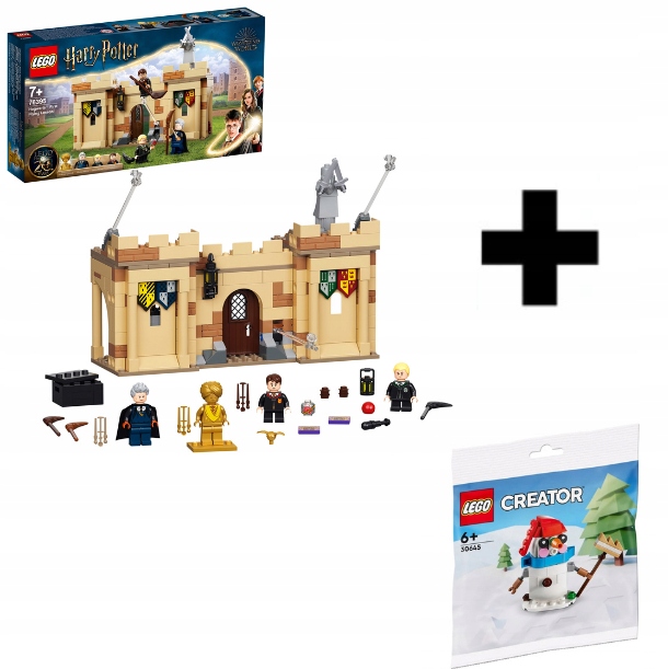 Lego Harry Potter Hogwart: Lekce Létání 76395+LEGO 30645 Vánoční Sada
