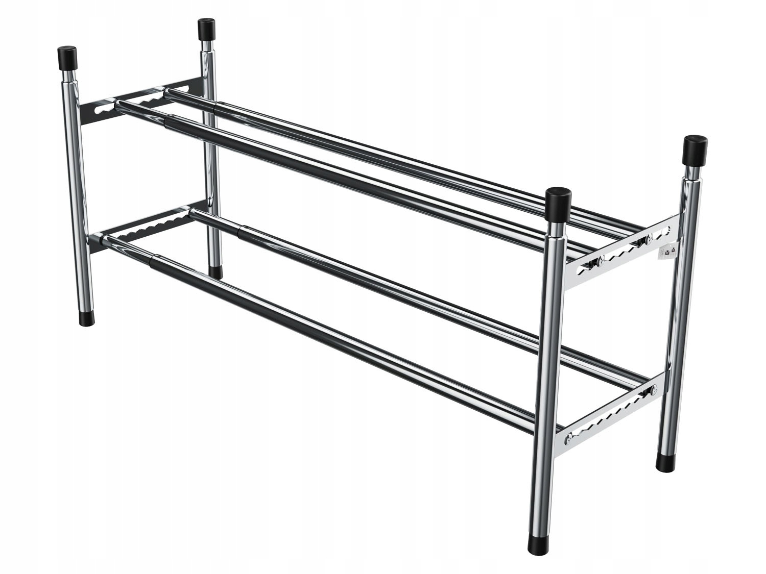 SOLIDNY REGAŁ NA BUTY REGULOWANY 2 POZIOMY STOJAK