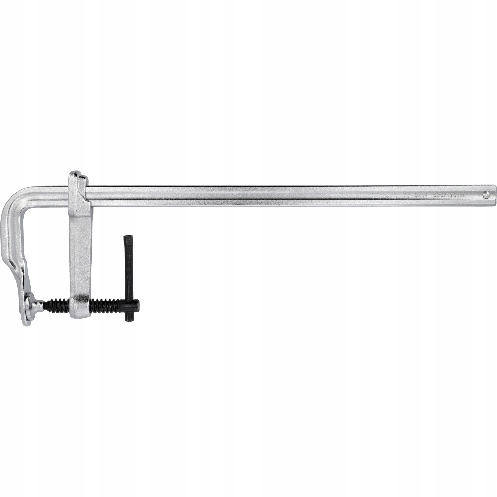 Truhlářská Svěrka Kovaná 500X120 MM Rychlá Regulace Ocel Chromovaná Yato