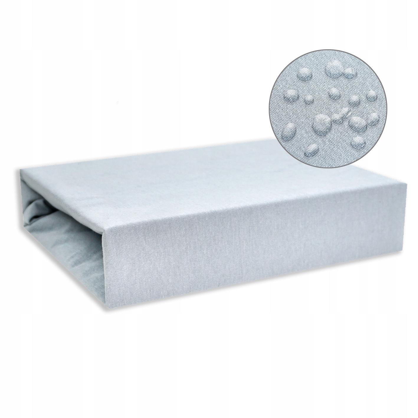 

Prześcieradło nieprzemakalne 90x200 cm Jersey szar