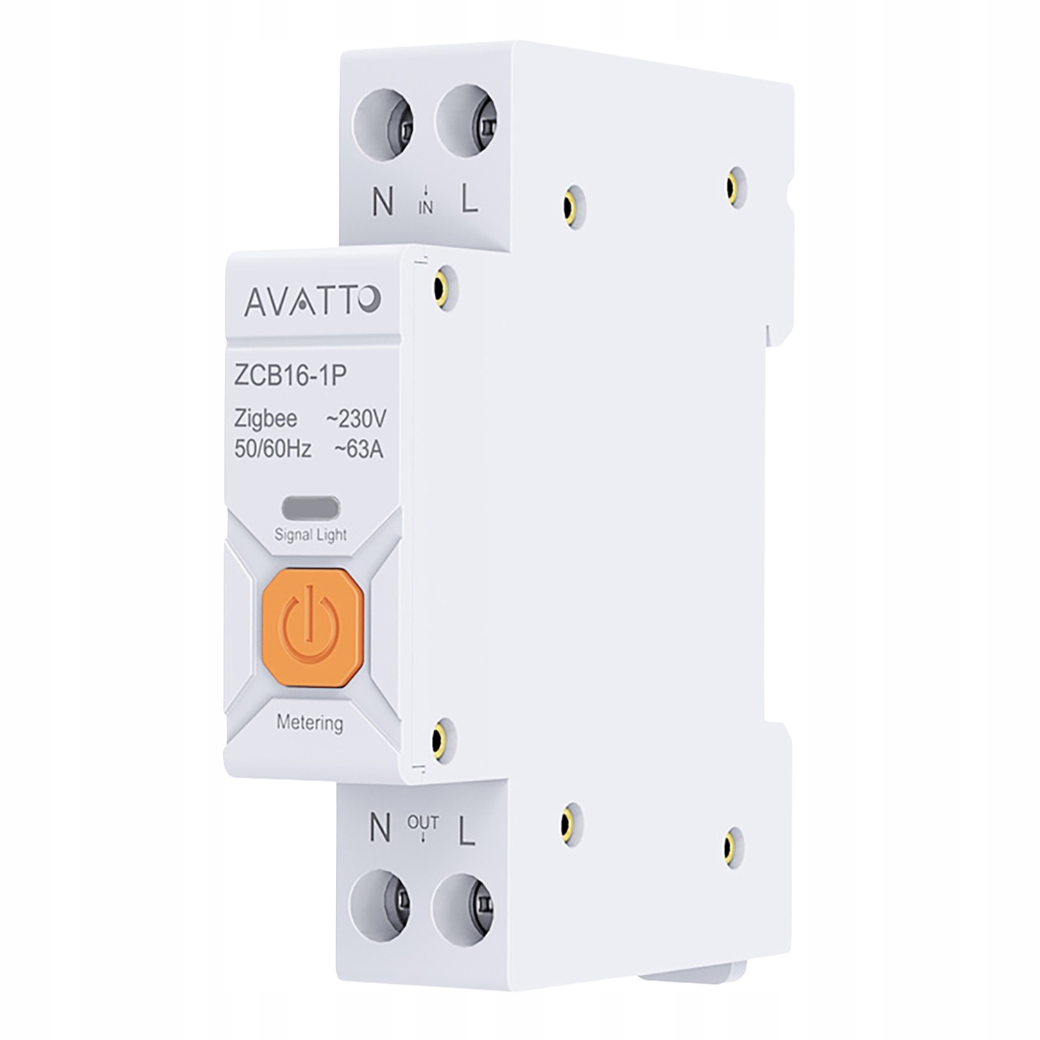 WiFi relé s měřením proudu na Din lištu Tuya Avatto smart Switch