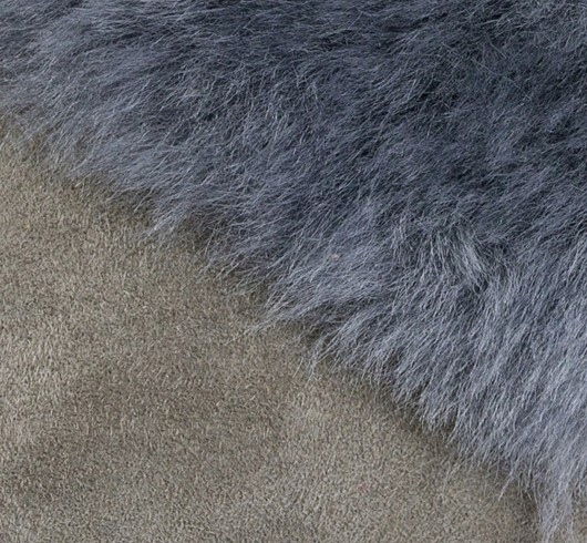 Bambosze z futerkiem 100% naturalne skóra ciepłe Rozmiar 37