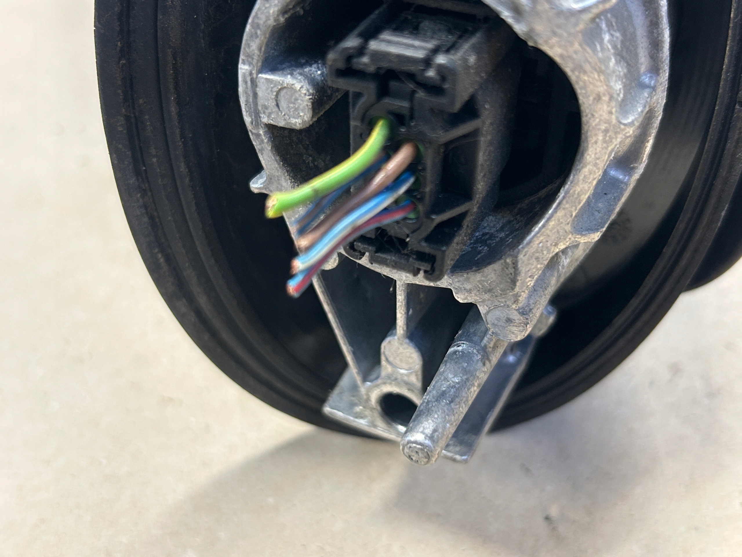 MINI R56 Spiegel links 5 Kabel CHROM EUROPA