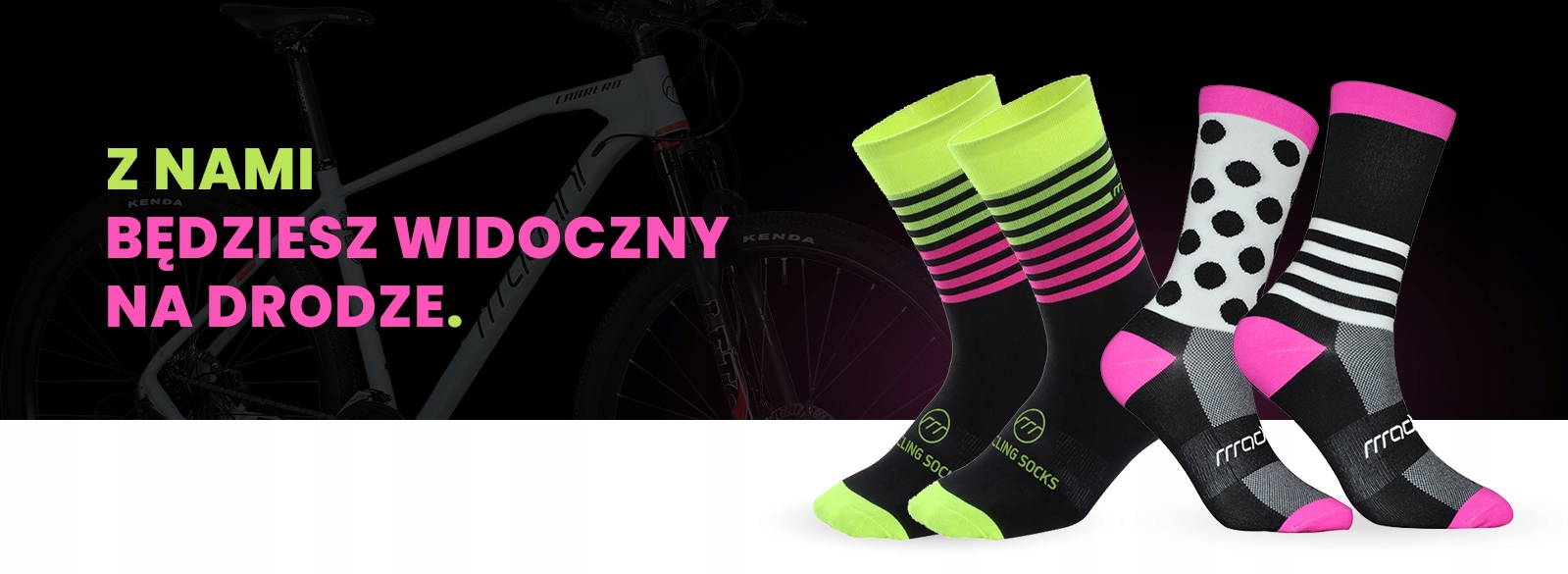 Madani: skarpety rowerowe Unisex,r.39-46,niebieski Fason do połowy łydki