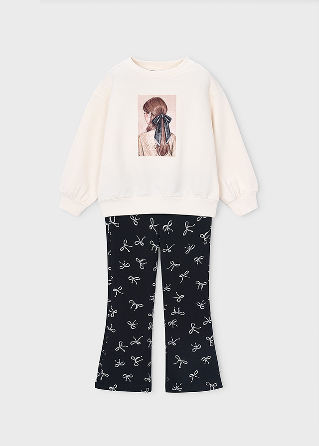 Komplet z bluzą i legginsami we 4738-81 Mayoral Roz: Roz: 140cm