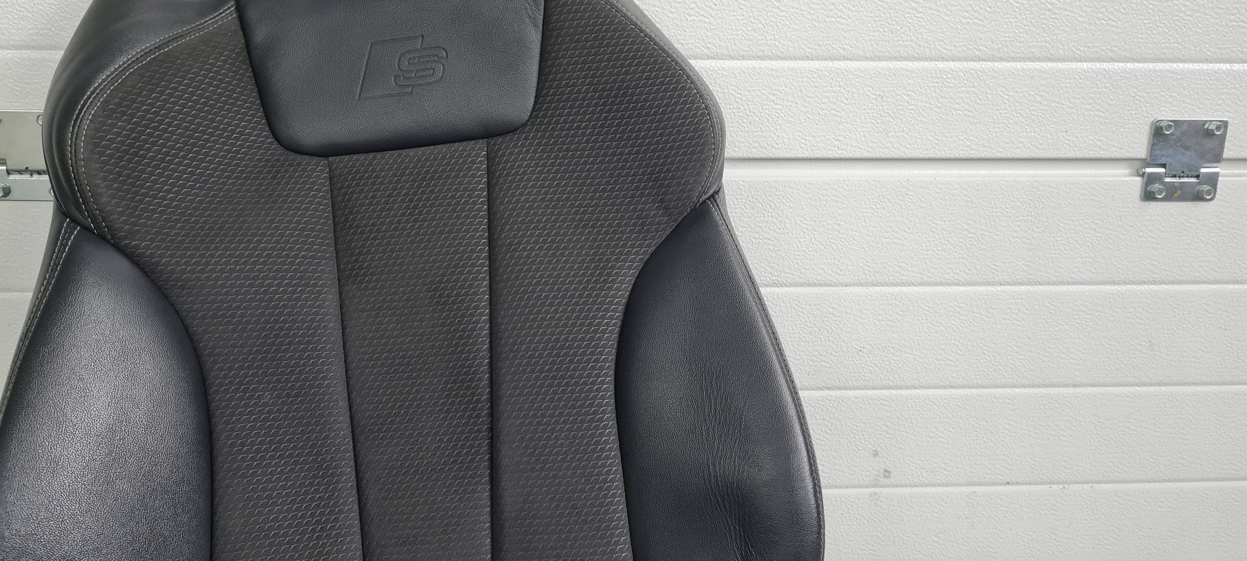 A4 B9 8W side seat SLINE MATERIAL leather semi leather ALCANTARA