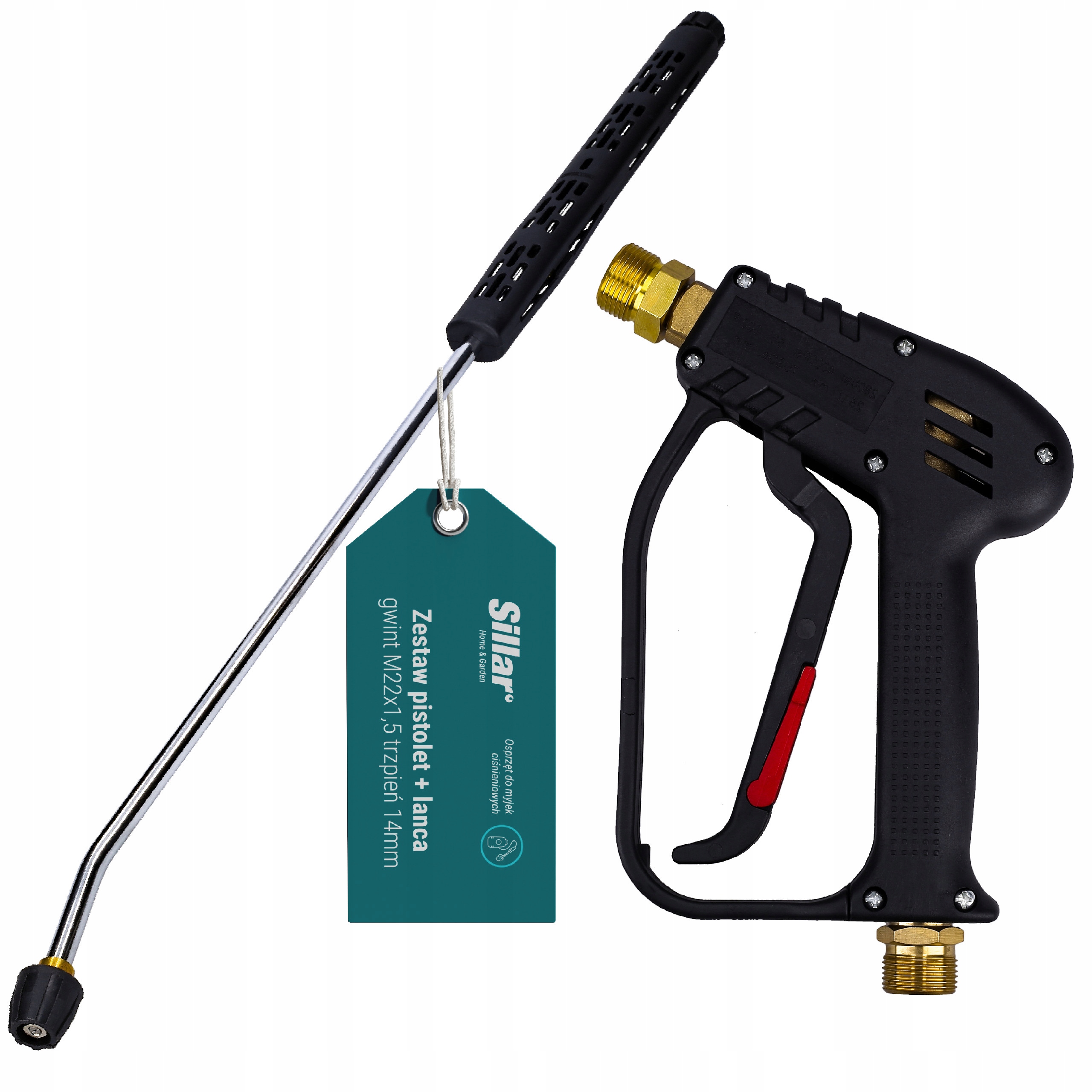 Sada pistole nástavec 90cm s tryskou pro myčky Karcher Hd Hds Kranzle Wap