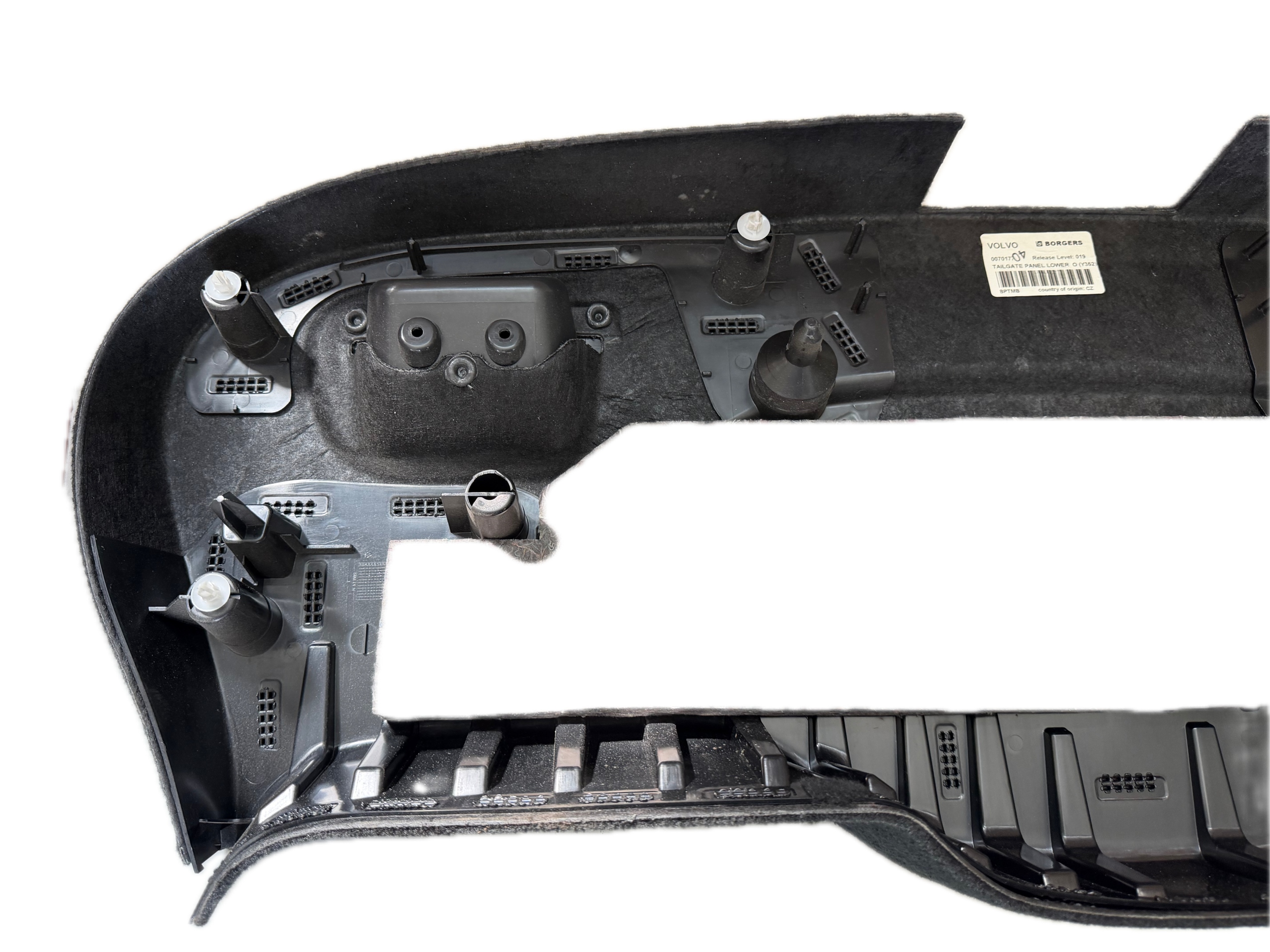 upholstery bonnet boot rear part VOLVO V60 and 12-18