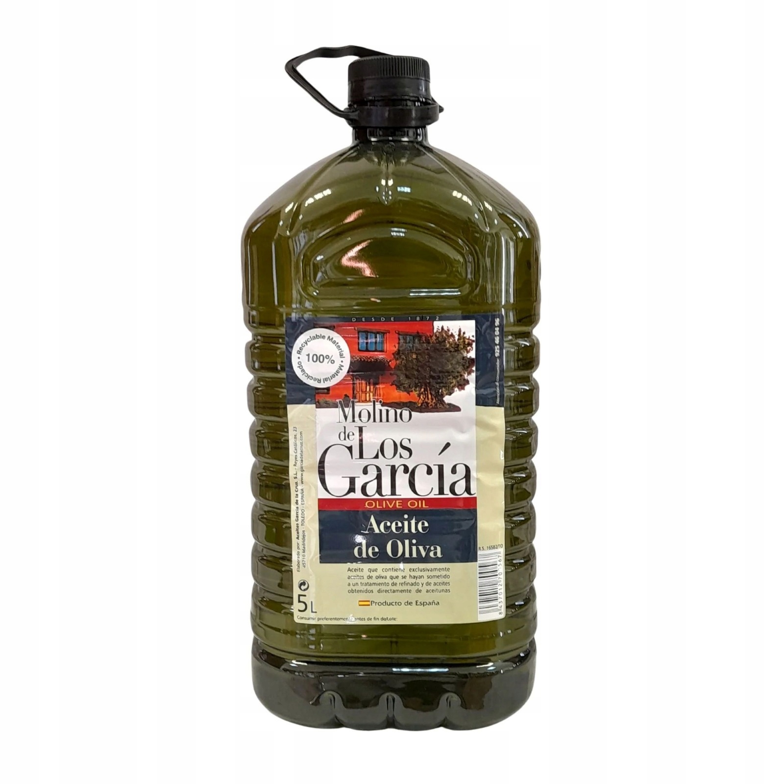 Hiszpańska Oliwa Pomace do smażenia 5L Garcia De la Cruz