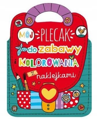

Mój plecak do zabawy i kolorowania z naklejkami