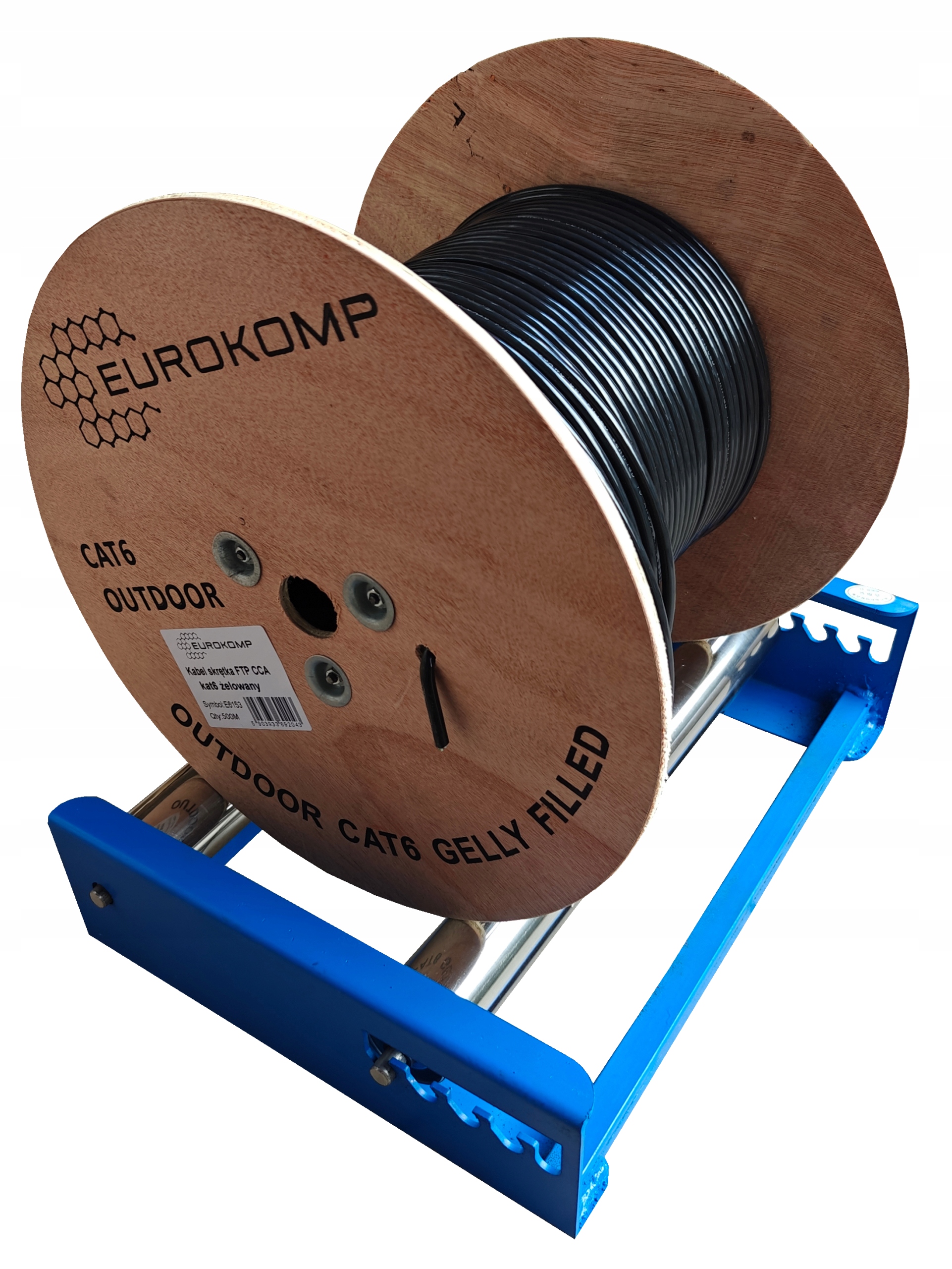 Rozwijak do bębnów kablowych ROLKI EUROKOMP E6329