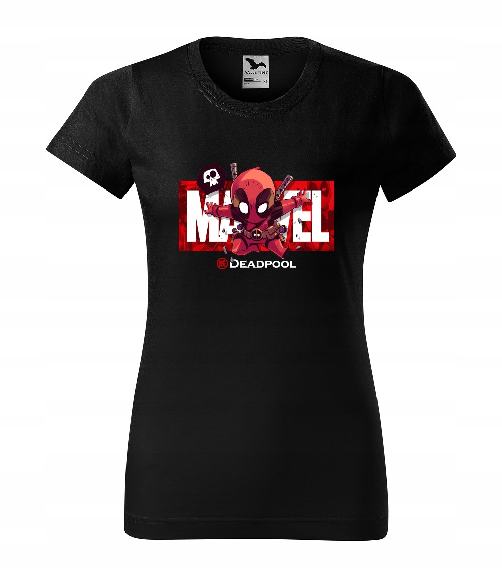 

Koszulka Marvel Deadpool Damska Jakość - L