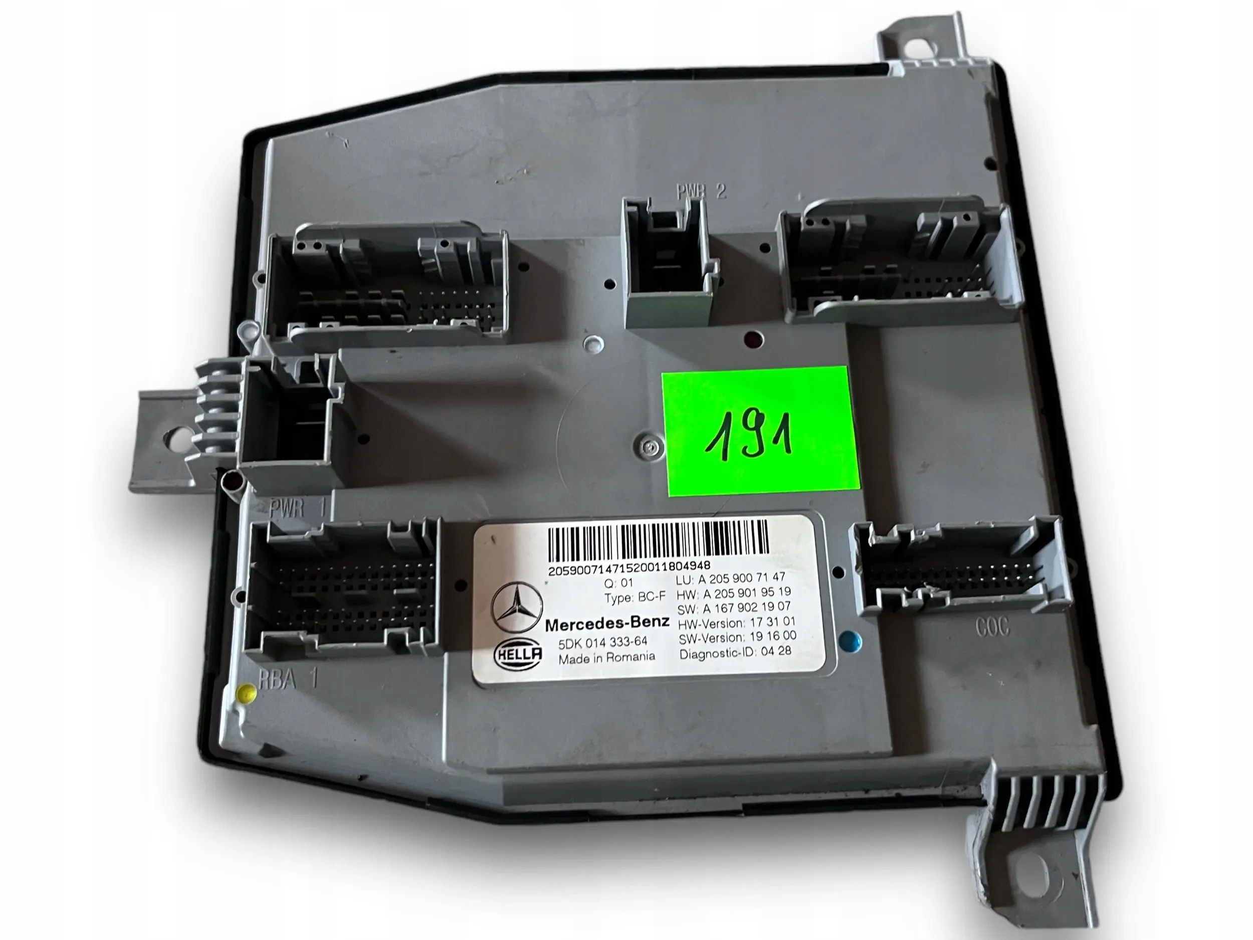 MERCEDES C class W205 module SAM 2059007147 @M