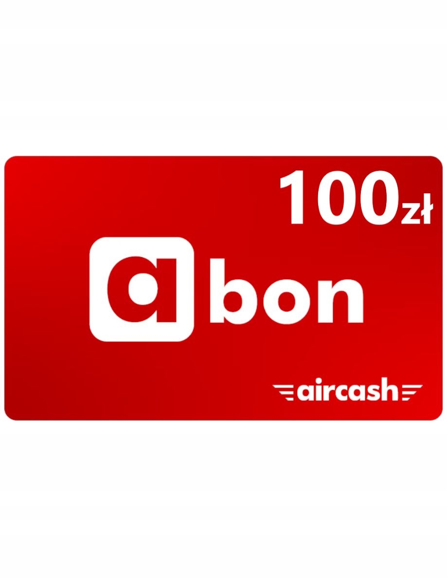 Aircash Abon 100 Pln Pl Doładowanie Portfela Kod Cyfrowy Klucz
