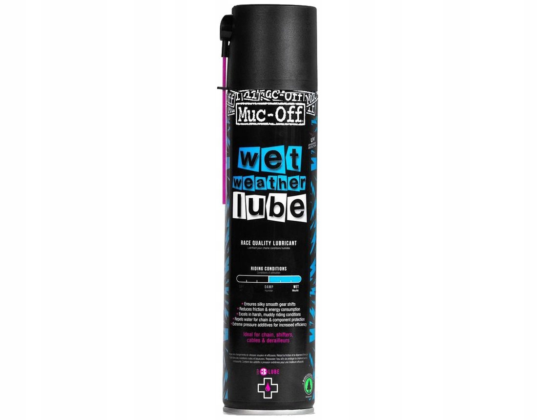 Smar do łańcucha Muc-Off Wet Weather Lube Aerosol 400ml