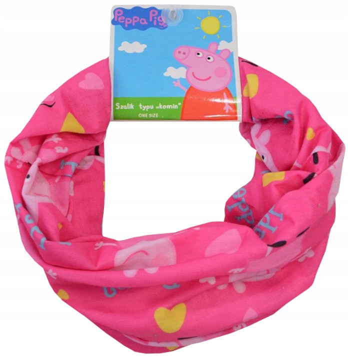 KOMIN ŠÁL ŠATKA BANDANA PRASIATKO PEPPA R073i