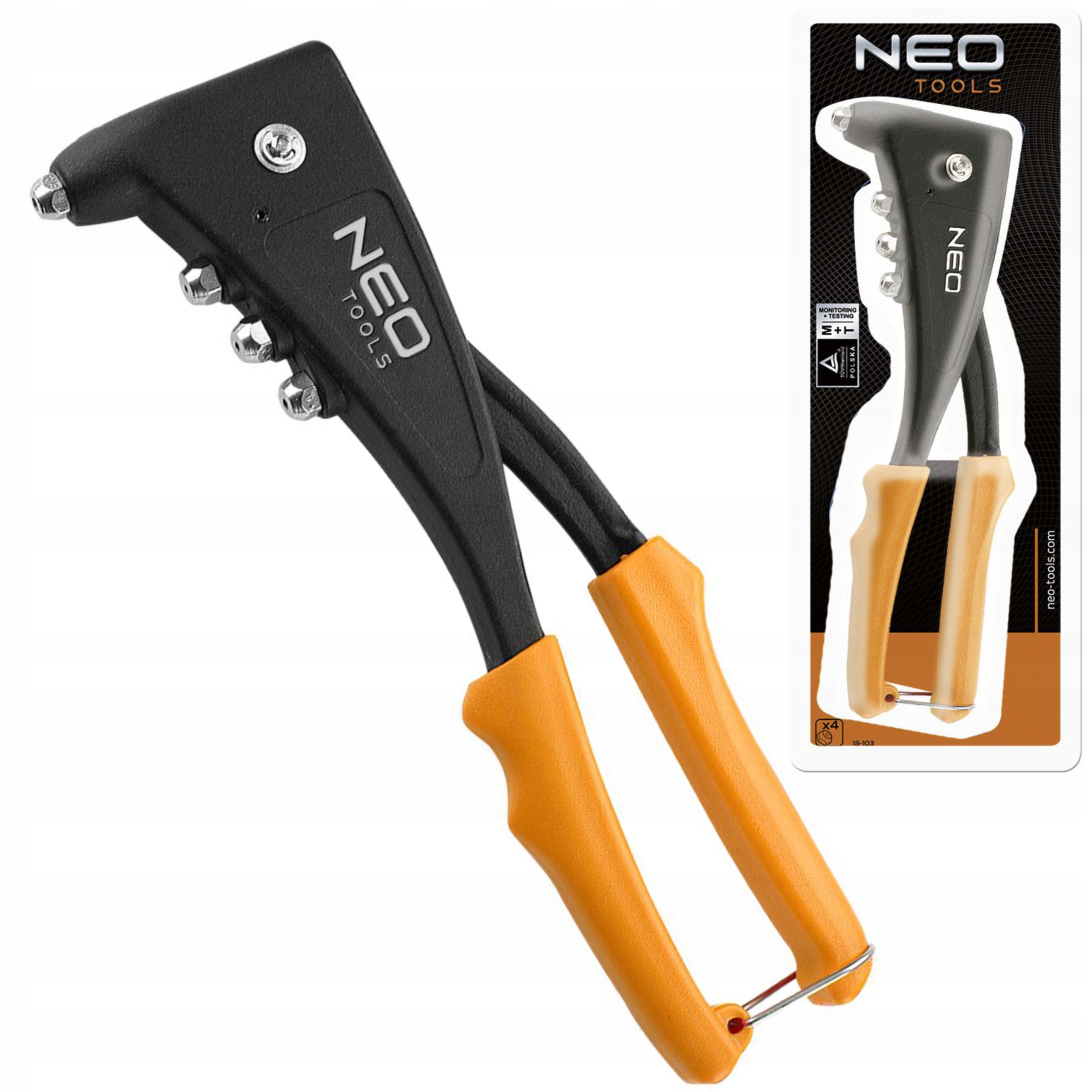 

Neo Nitownica Do Nitów Stal i Aluminium 2.4-4.8mm