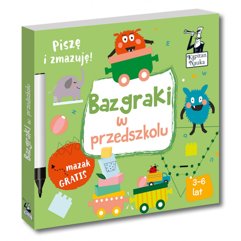 Bazgraki w przedszkolu łamigłówki dla dzieci
