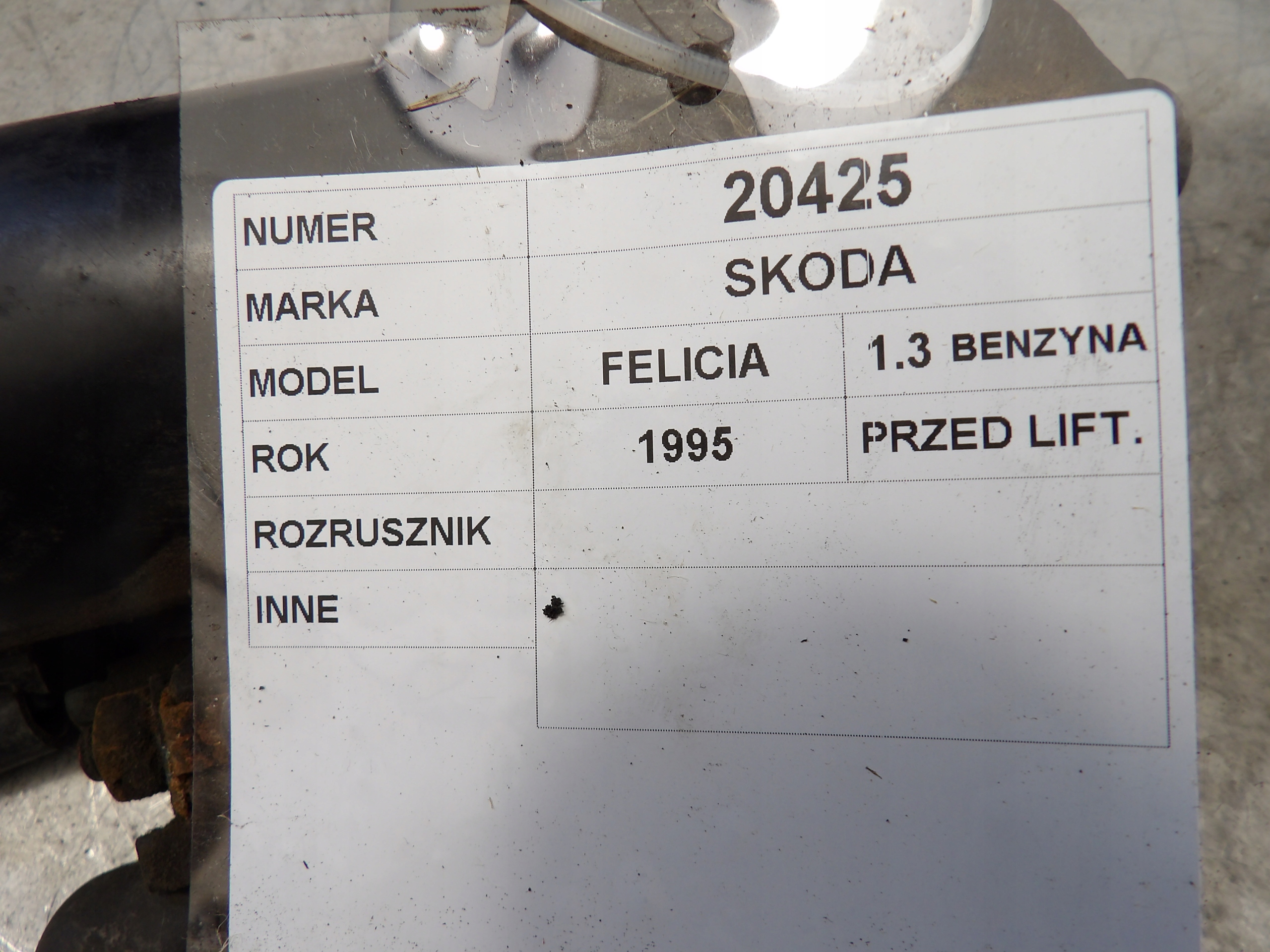 Skoda Felicja starter 1,3B