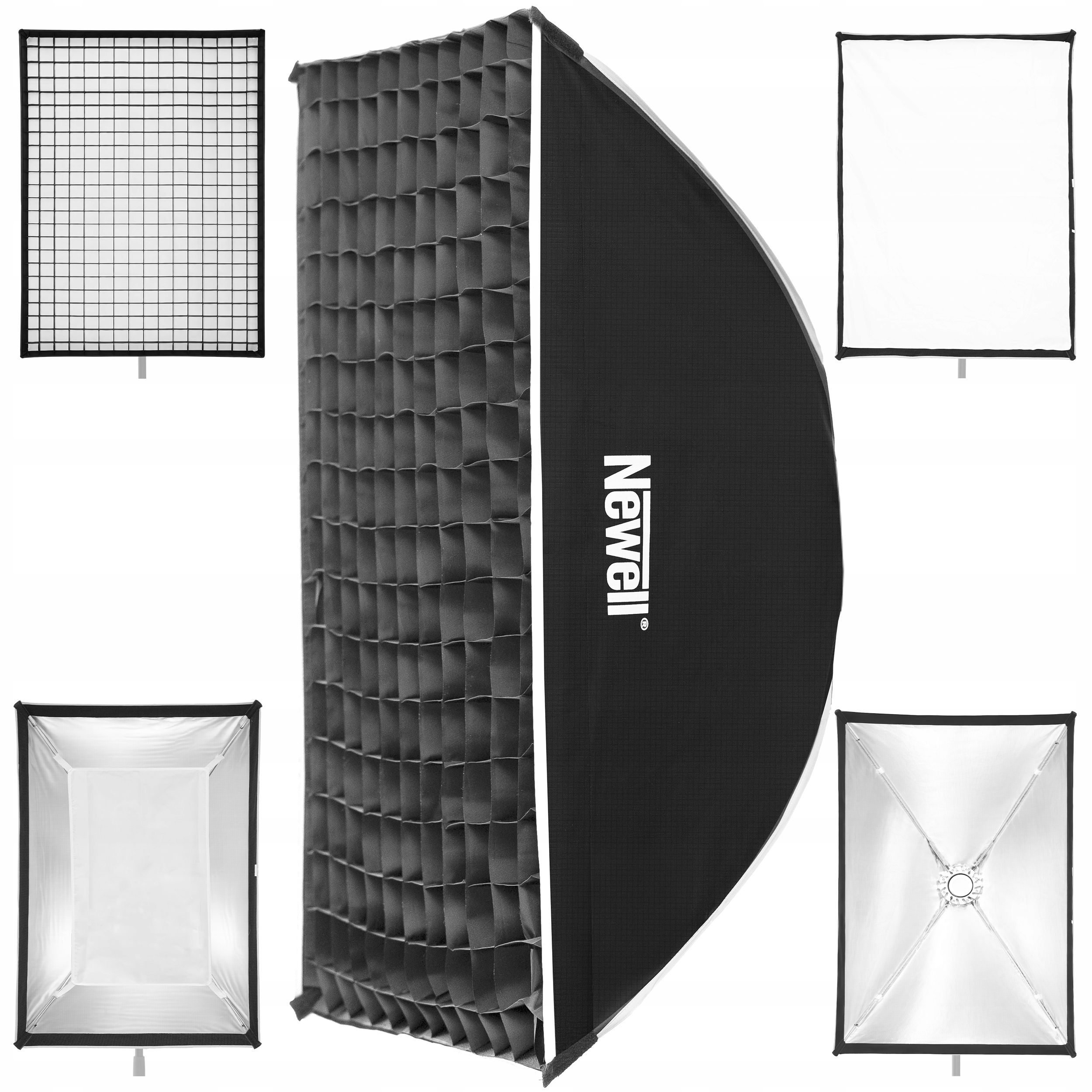 Softbox prostokątny Newell 80 x 120 cm