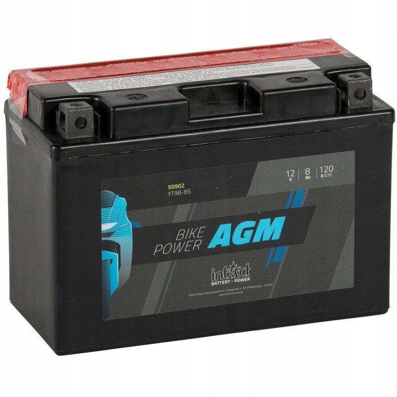 Akumulator Moto. 12V 8AH/120A L+ Agm (WYM:150X70X105) +kwas