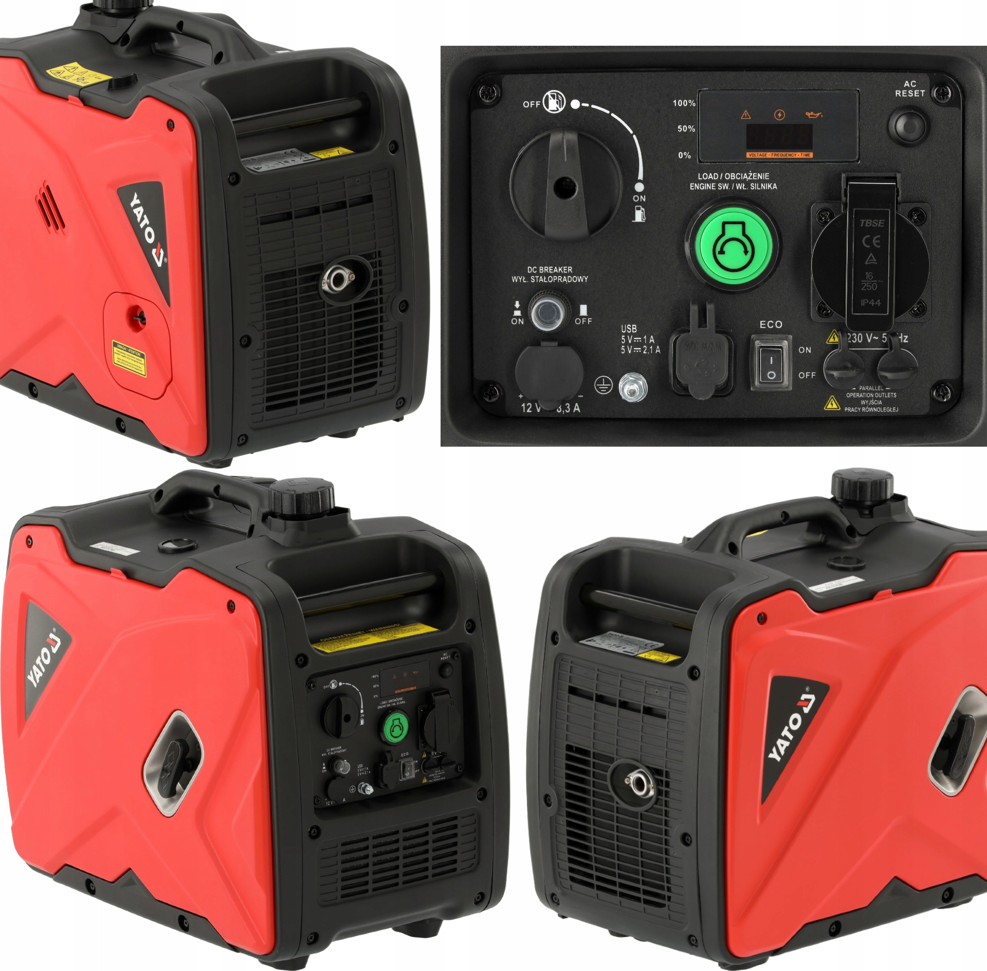 Agregat Prądotwórczy Inwertorowy 3000W, 230 V YT-85483 Yato