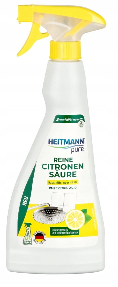 

Kwas Cytrynowy Do Czyszczenia Heitmann Spray 500ML