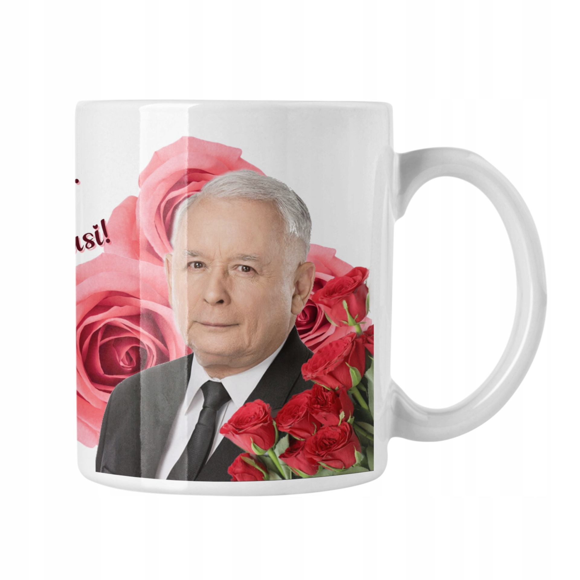 KUBEK PREZESA PIS JAREK ŚMIESZNY PREZENT KACZYŃSKI