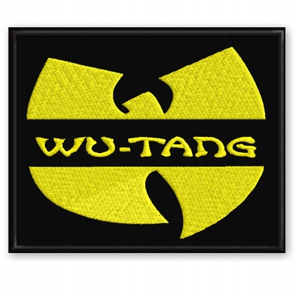 Wu-tang Naszywka Termo Haftowana 80x65mm