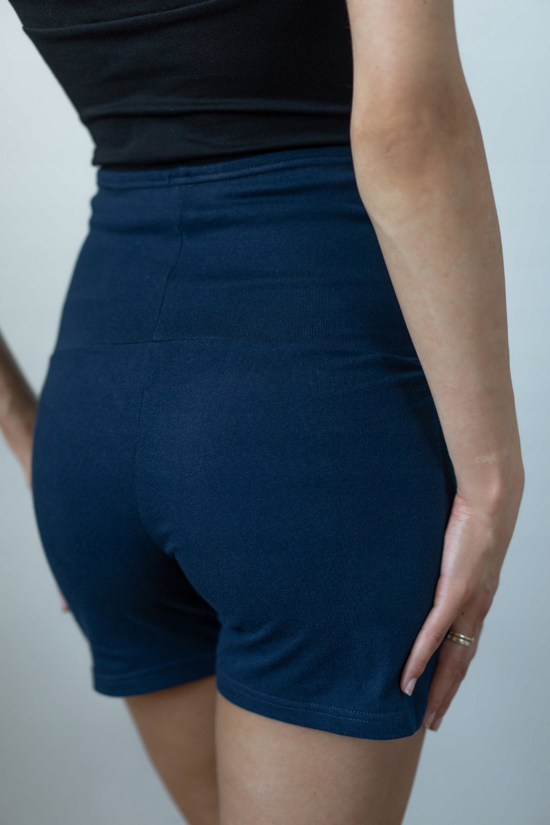 SZORTY SPODENKI CIĄŻOWE bawełna L/XL granat Marka MM