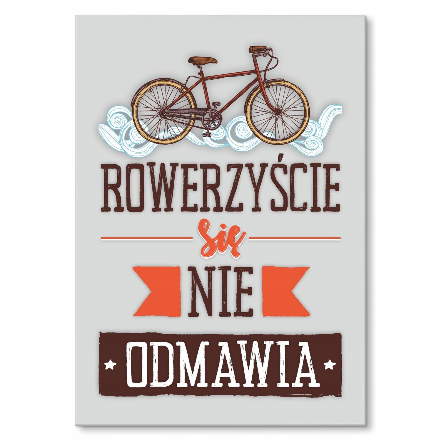

Plakat metalowy Rowerzyście nie odmawiaj M