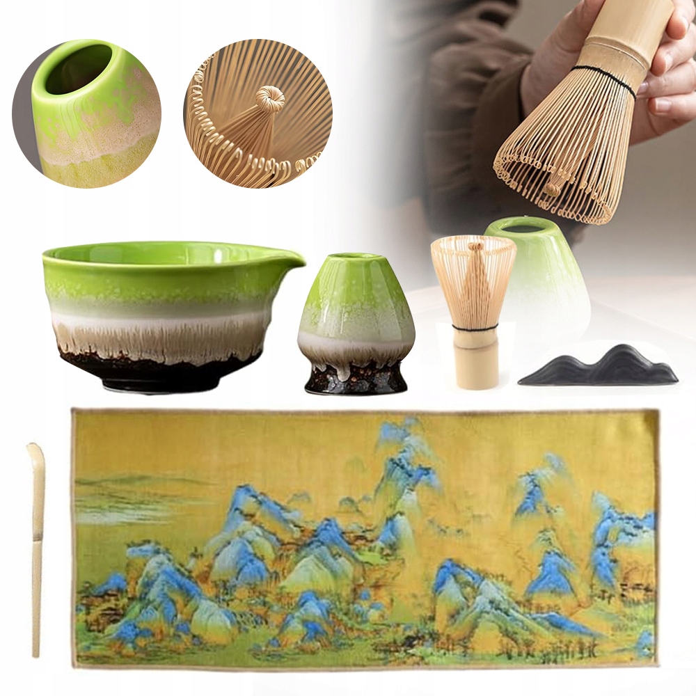 Trzepaczka Do Matchy, Zestaw 6 Szt Do Herbaty Matcha, Zestaw Mioteł Matcha
