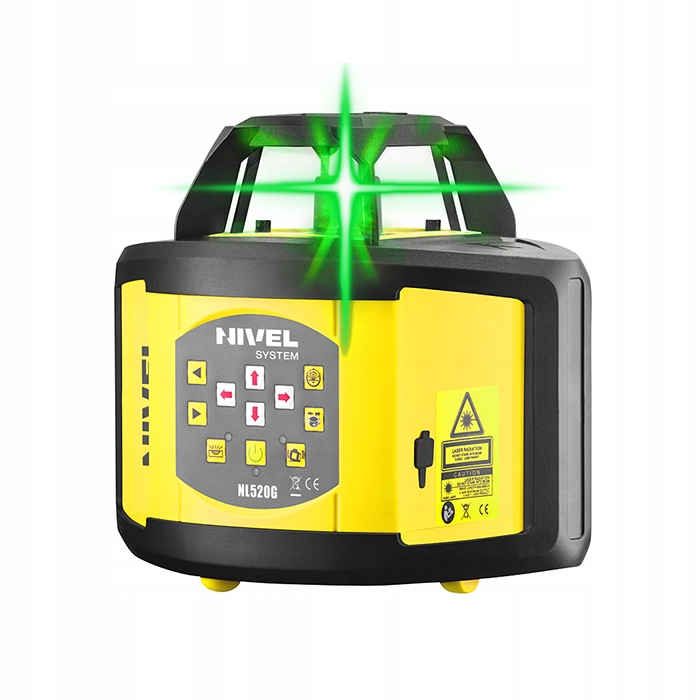 NIWELATOR LASEROWY NIVEL SYSTEM NL520G + AKCESORIA Marka Nivel System
