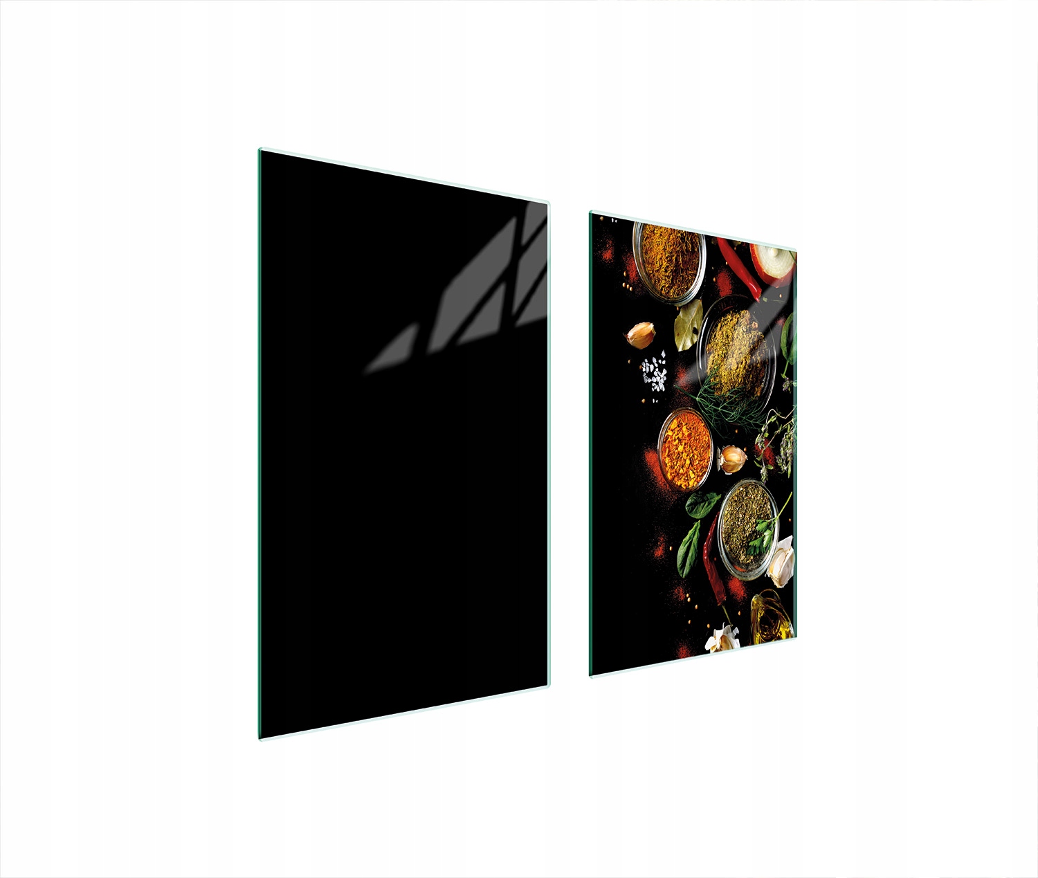 Skleněná Ochranná Deska Na Sporák 75x52 Koření Tvrzené Sklo