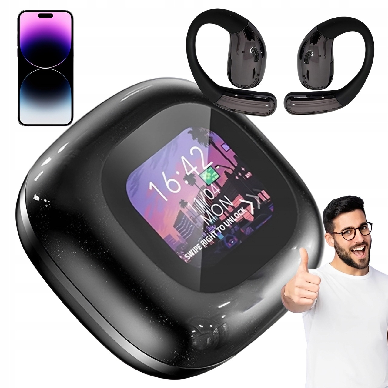 Sluchátka Překládající Ai Bluetooth 5.3 139 Jazyky Hifi Cestování Hovory