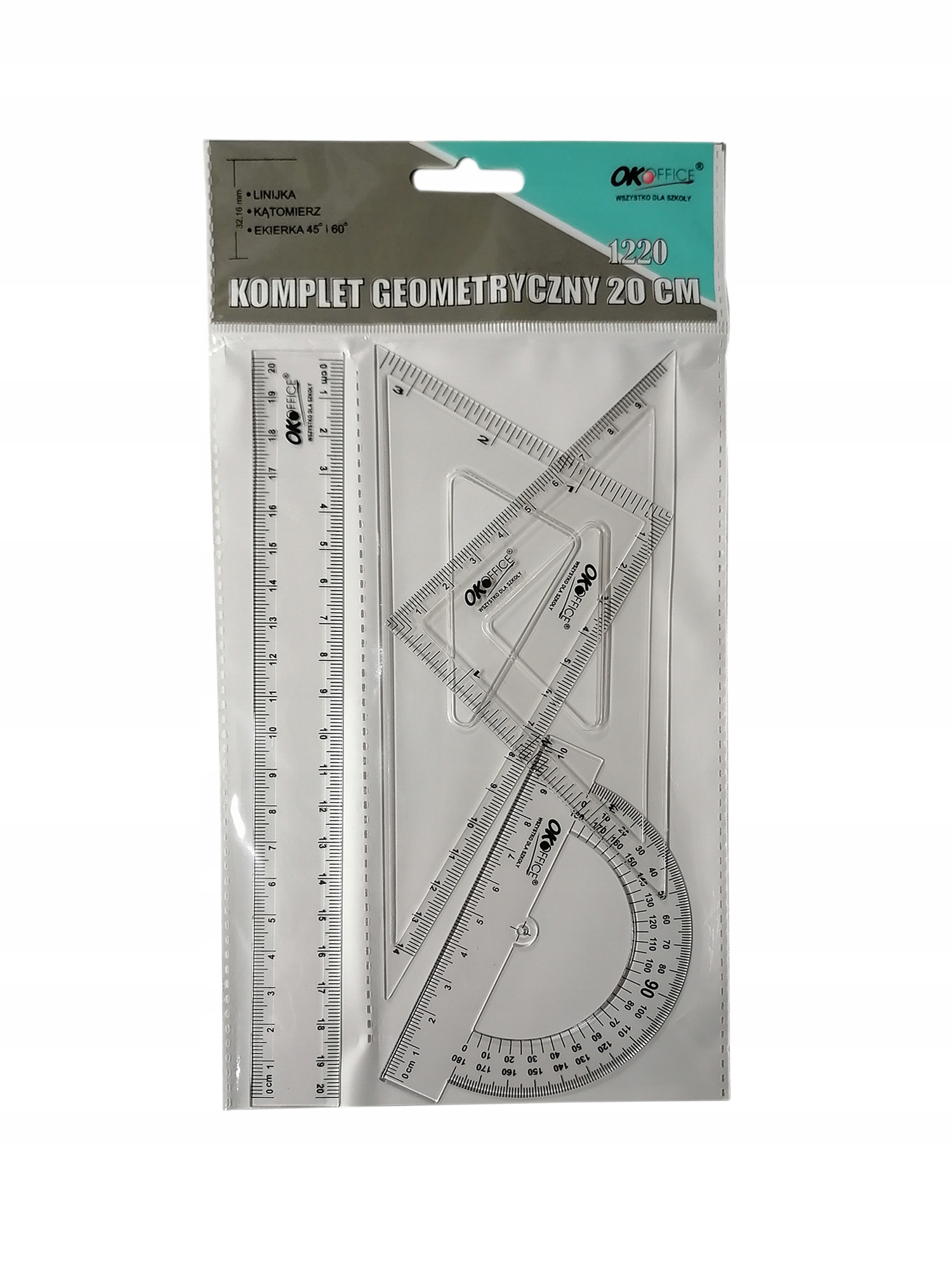 

Komplet Geometryczny 20 cm 4 elemeny