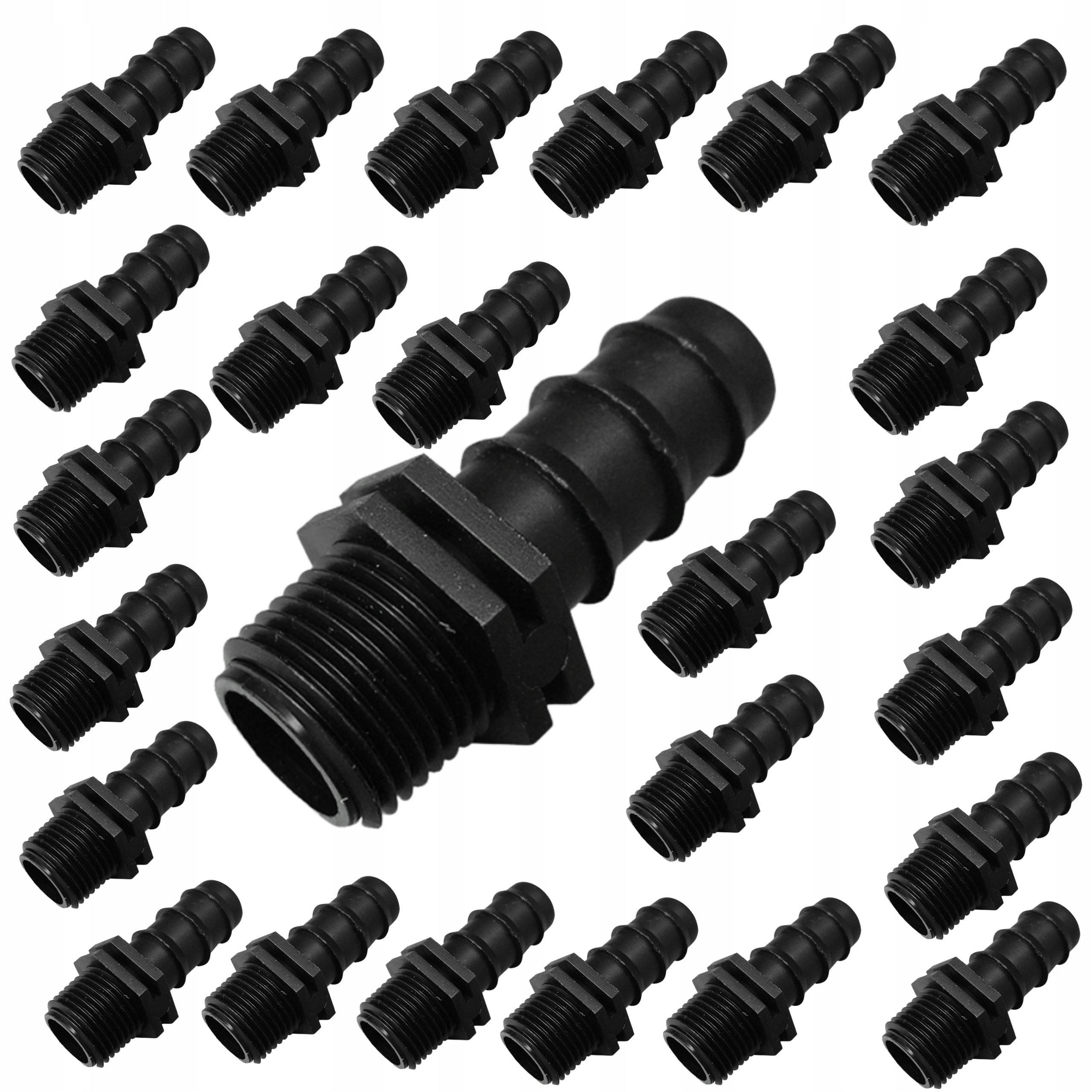 

25x Łącznik Gz 1/2" wtyk na wąż 16mm