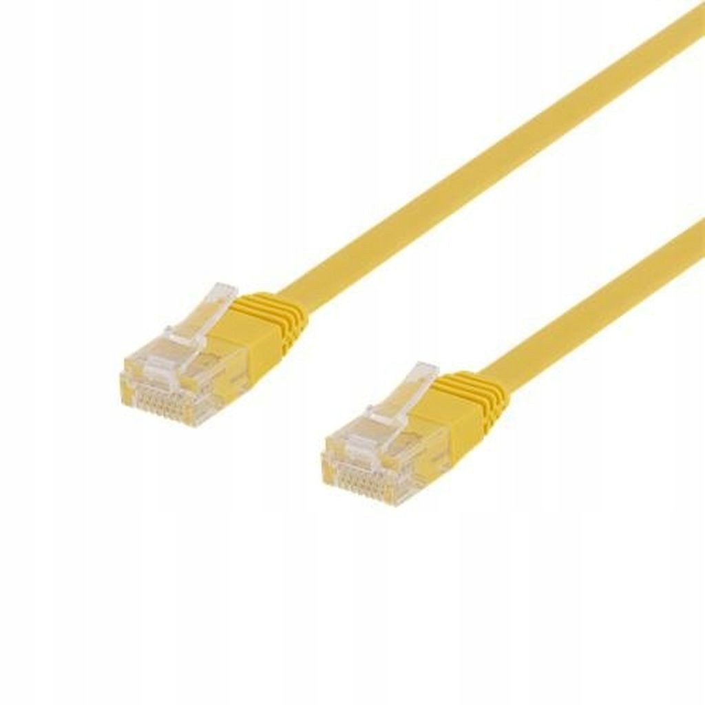 KABEL ŚWIATŁOWÓD DELTACO U/UTP FLAT CAT6 1,5M
